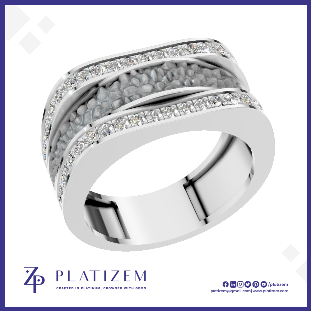 Laboratory Grown Diamond Wedding Band Gold