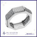 Platinum Lab Grown Diamond Wedding Band