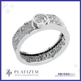 Lab Created Diamond Anniversary Band