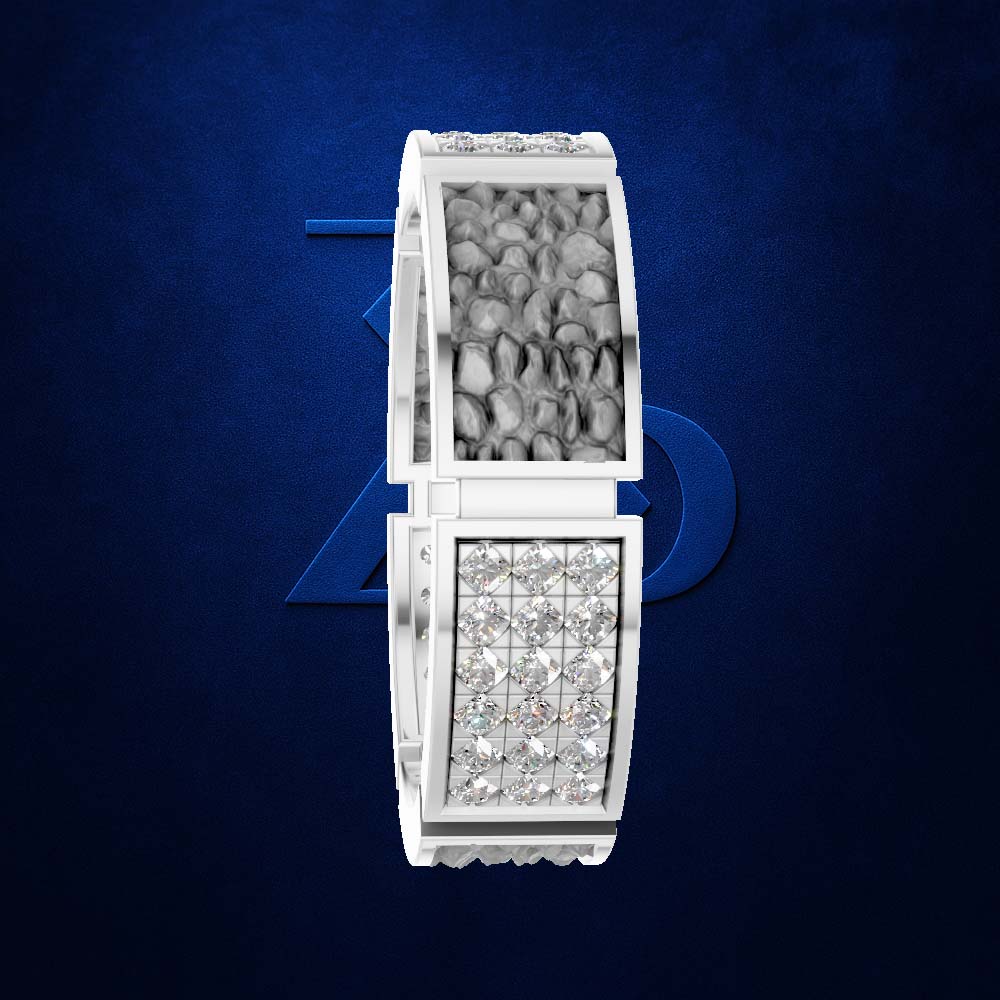 Round Lab Grown Diamond Wedding Band