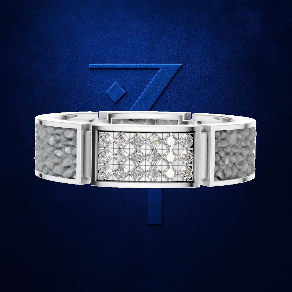Round Lab Grown Diamond Wedding Band