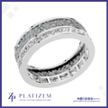 Princess Cut Laboratory Grown Diamond Eternity Band