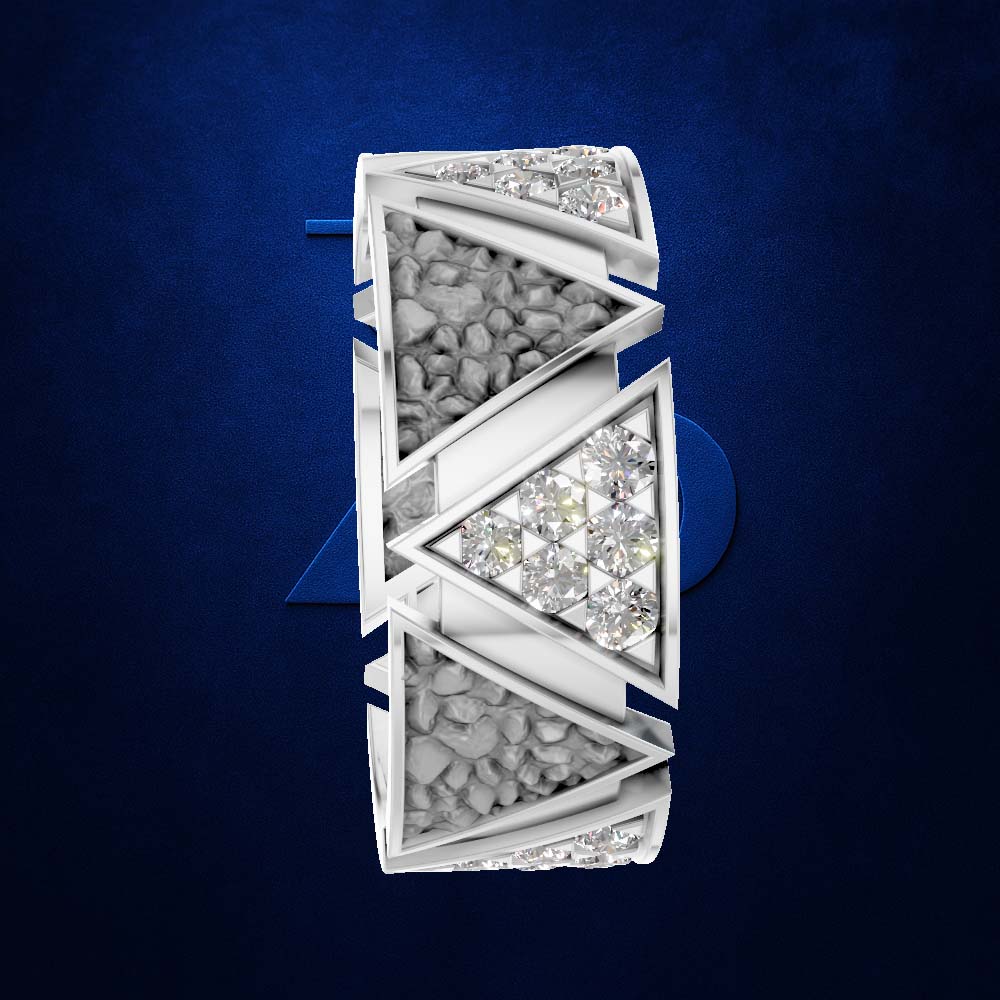 White Gold Laboratory Grown Diamond Wedding Band
