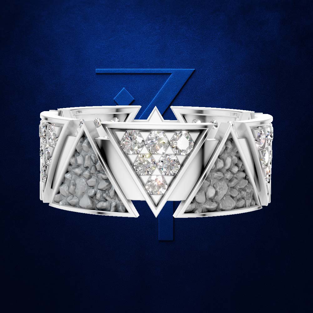 White Gold Laboratory Grown Diamond Wedding Band