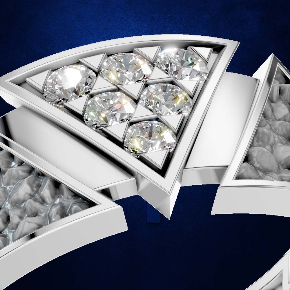 White Gold Laboratory Grown Diamond Wedding Band