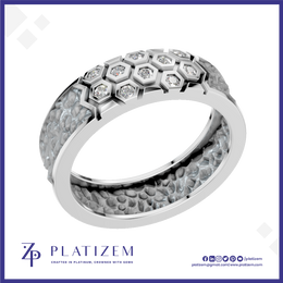 Mens Lab Grown Diamond Wedding Band