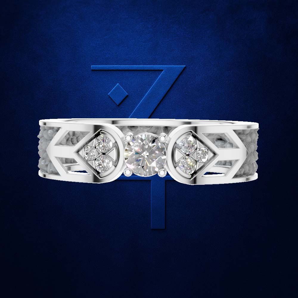 Round Lab Grown Diamond Engagement Ring