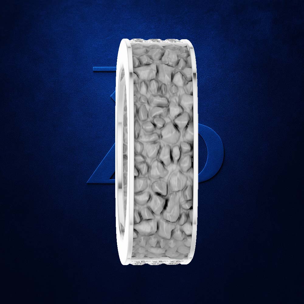 Laboratory Created Emerald Cut Diamond Ring