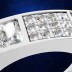 Laboratory Created Emerald Cut Diamond Ring