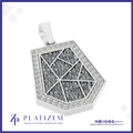 Laboratory Grown Diamond Halo Pendant Necklace