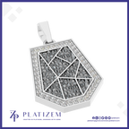 Laboratory Grown Diamond Halo Pendant Necklace