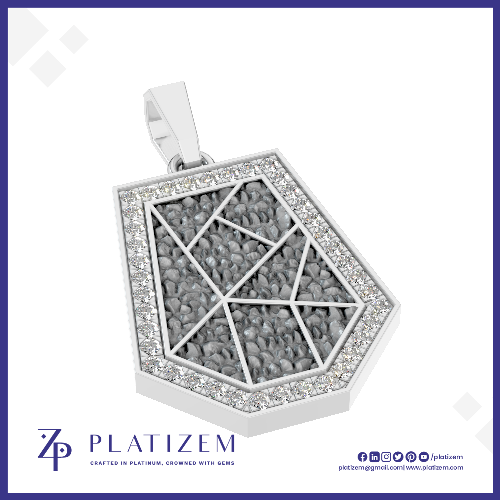 Laboratory Grown Diamond Halo Pendant Necklace