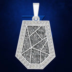 Laboratory Grown Diamond Halo Pendant Necklace