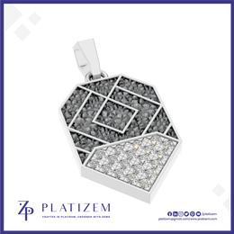 White Gold Necklace With Lab Grown Diamond
