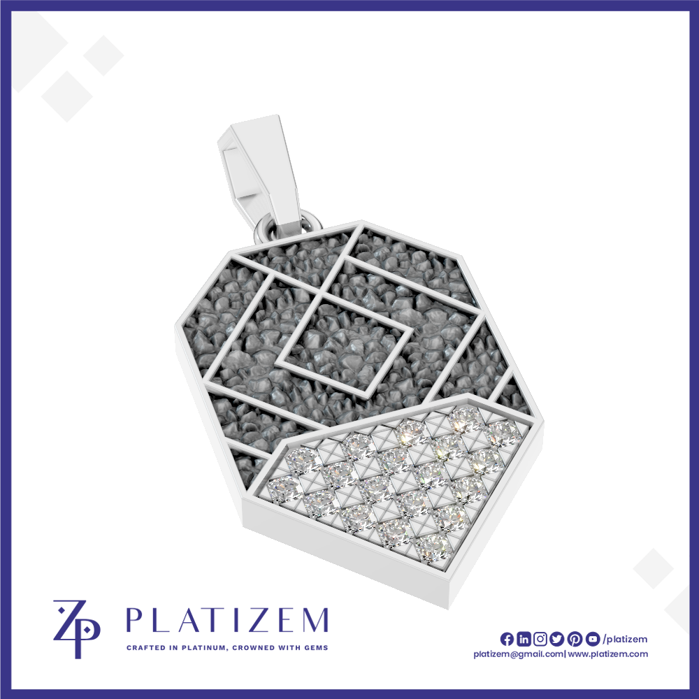 White Gold Necklace With Laboratory Grown Diamond