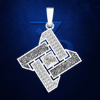 Laboratory Grown Diamond Pendant Necklace White Gold