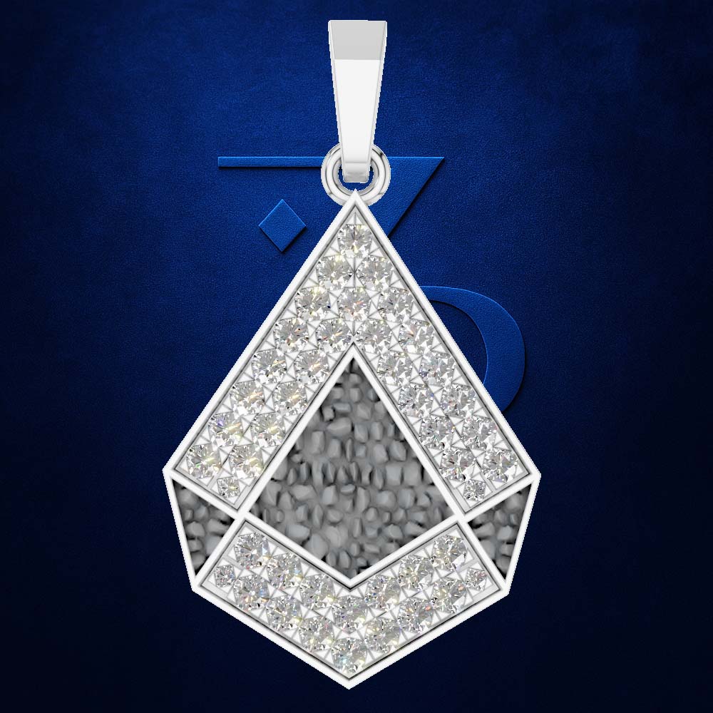 Round Laboratory Grown Diamond Pendant