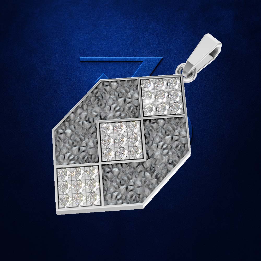 Laboratory Created Diamond Pendant Necklace