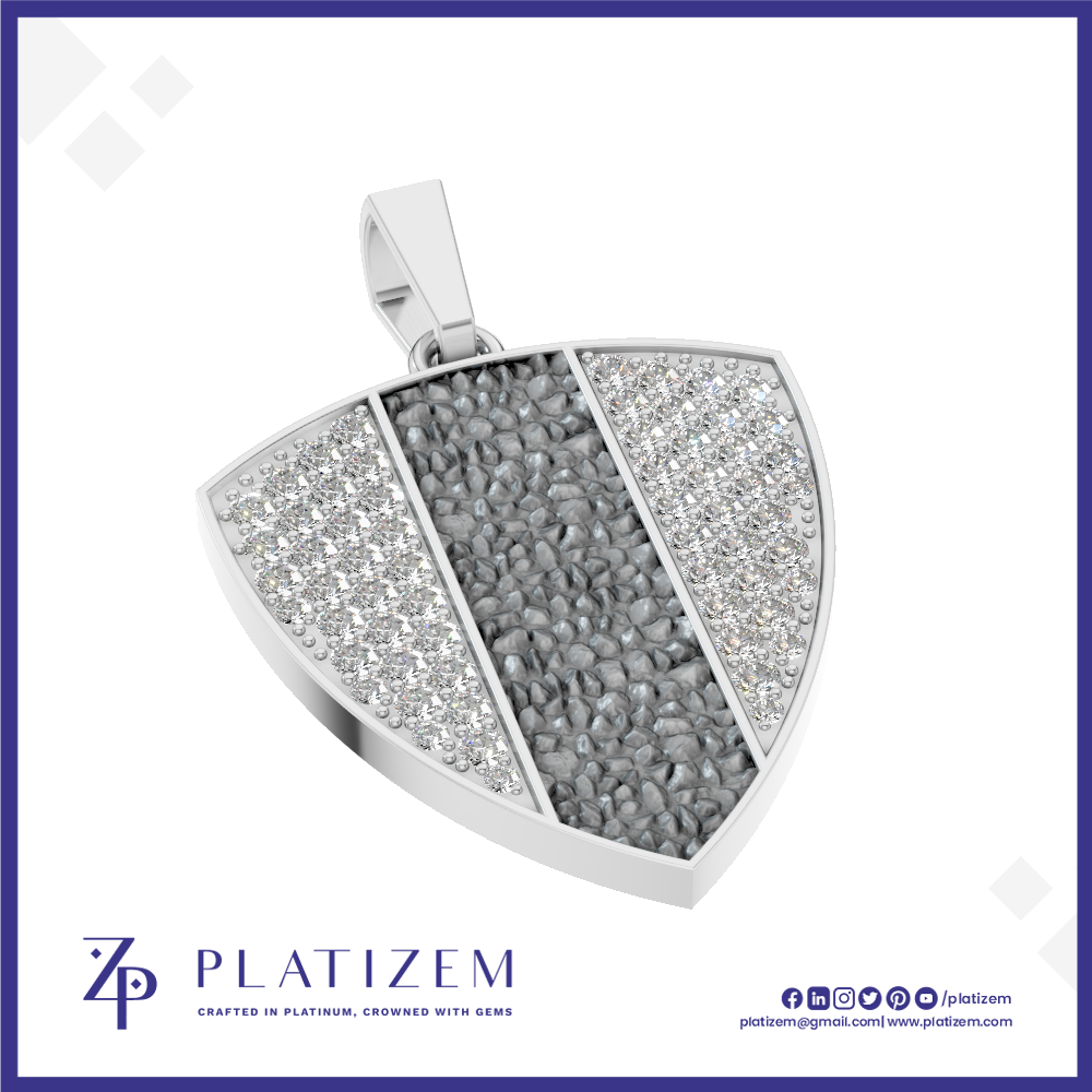 Shield Cut Laboratory Grown Diamond Pendant
