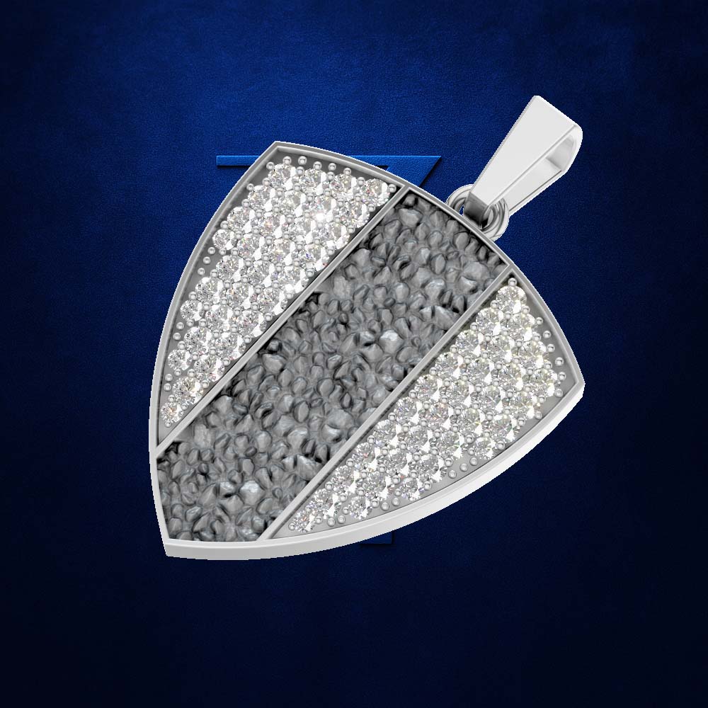 Shield Cut Laboratory Grown Diamond Pendant