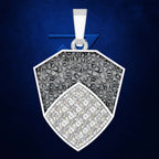 Mens Shield Cut Diamond Pendant Elegant And Sophisticated Mens Jewelry with Brilliance