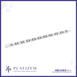 Lab Grown Diamond Bracelet 950 Platinum Luxury Jewelry