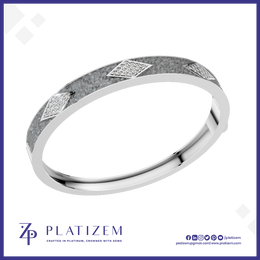 Modern Diamond Bangle for Women Minimalist Gold Silver Fine Jewelry Design