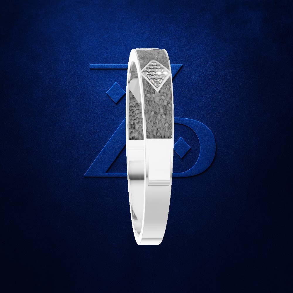 Modern Diamond Bangle for Women Minimalist Gold Silver Fine Jewelry Design