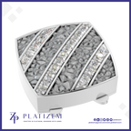 Statement Diamond Button Bold Party Wear Fine Jewelry for Women