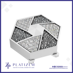 Trendy Diamond Button Stylish Modern Fine Jewelry for Women