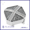 Elegant Diamond Button Office Wear Fine Jewelry for Women