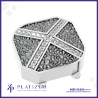 Elegant Diamond Button Office Wear Fine Jewelry for Women