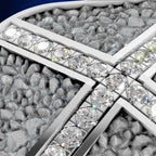 Elegant Diamond Button Office Wear Fine Jewelry for Women
