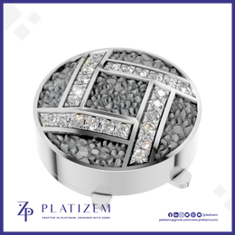 Diamond Button for Men Stylish Modern Fine Jewelry Design