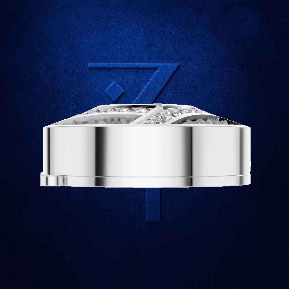 Diamond Button for Men Stylish Modern Fine Jewelry Design