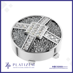 Pave Setting Diamond Button for Men Elegant Mens Jewelry with Premium Sparkle