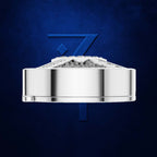 Pave Setting Diamond Button for Men Elegant Mens Jewelry with Premium Sparkle