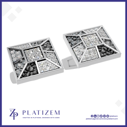Lab Grown Diamond Button for Shirt Luxury Designer Jewelry