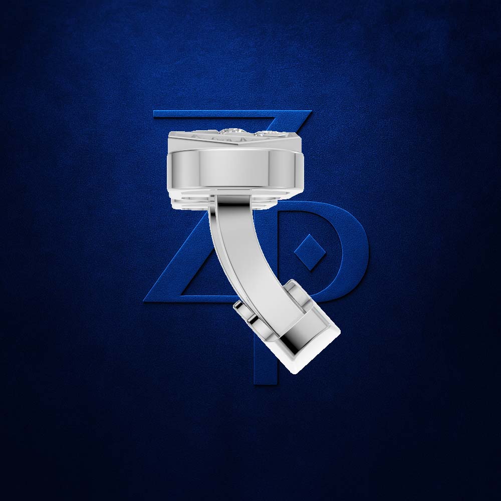Laboratory Grown Diamond Cufflinks 18K Gold Iced Mens Designer Luxury Cufflink Wedding Formal Jewelry Gift Style
