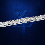 4 Prong Round Cut Lab Grown Diamond Tennis Bracelet