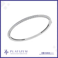 Graduated Diamond Bangle Bracelet for Women