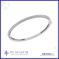 Slim Diamond Bangle Bracelet for Women