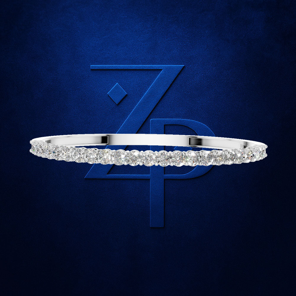 Lab Grown Diamond Tennis Bracelet – Round Stone Prong Setting