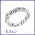 Classic Round Lab Grown Diamond Eternity Wedding Band