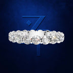 Classic Round Lab Grown Diamond Eternity Wedding Band