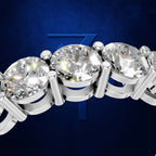 Classic Round Lab Grown Diamond Eternity Wedding Band