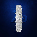3 Carat Round Lab Grown Diamond Eternity Band Prong Setting