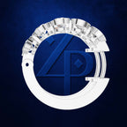 5 Stone Bezel Set Lab Grown Diamond Hoop Earrings