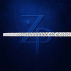 2mm Lab Grown Diamond Tennis Necklace for Men and Women