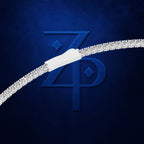 2mm Lab Grown Diamond Tennis Necklace for Men and Women